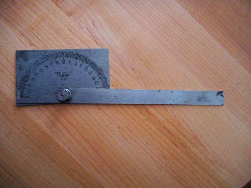 Vintage STARRETT Steel PROTRACTOR # 183 ~ Made in USA~