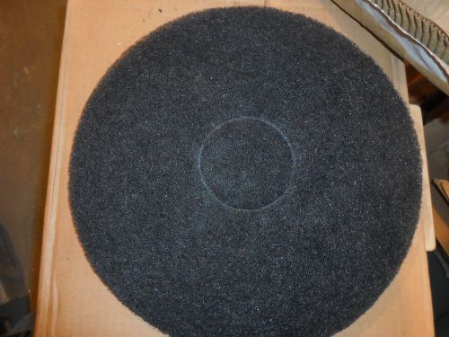 13&#034; Floor Polishing Pads, Black, NOS, Case of 5