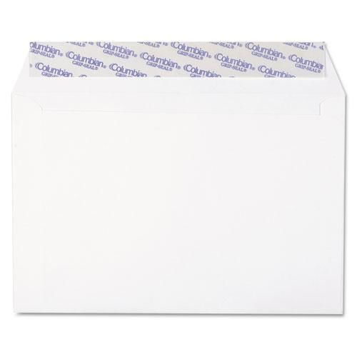 New westvaco co330 grip-seal booklet/document envelope, 6 x 9, white, 250/box for sale