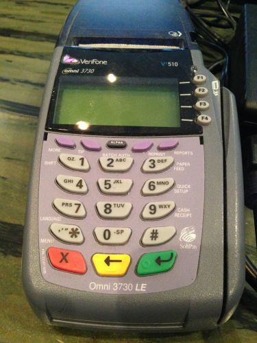 Credit Card Machine VeriFone 3730 &amp; Paper Rolls