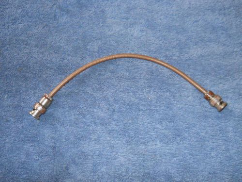 RF Test Patch Cable BNC Male Plug to BNC Male Plug, RG142B/U, 50 Ohms, 19&#034; Long