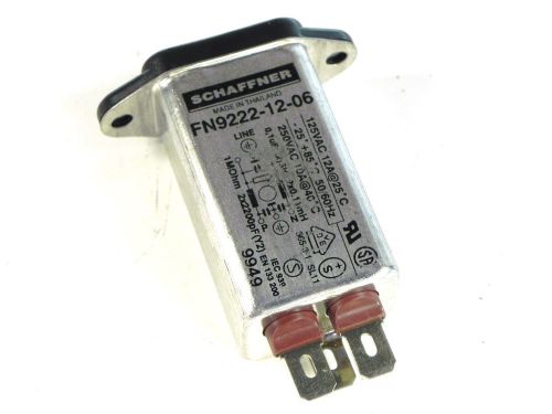 Schaffner FN9222-12-06 Power Entry Modules