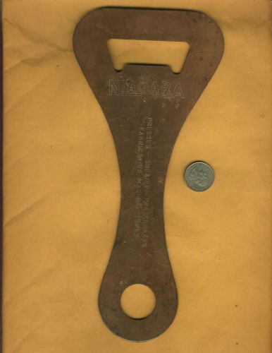 OLD NIAGARA PRESSES SHEARS PRESSBRAKES FABRICATING MACHINE TOOLS / BOTTLE OPENER