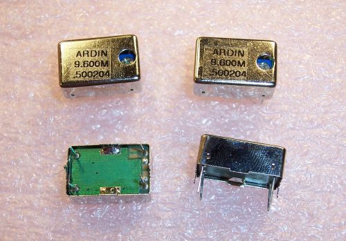 QTY (5) 9.6MHz ARDIN FREQUENCY CONTROLS OSCILLATOR 500204-9.600MHz