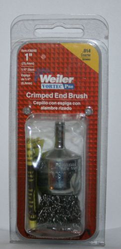 WEILER VORTECPRO CRIMPED END BRUSH 1&#034; .014 COARSE