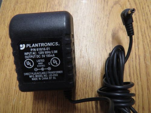 AC Adaptor 9VAC 1 AMP Input: 120VAC 60Hz 15W  Plug L 2.1 x 5.5 MM