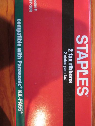 Staples Fax Ribbons (2 Pack)
