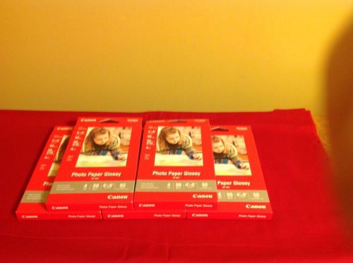 Canon GP-601 Glossy Photo Paper, 4 x 6, 56 lb, 50 Sheets/Pack   5 packs total