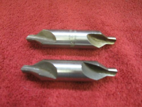 2 - # 8, (72 deg) Center Drills New Old Stock- Never Used 3/4&#034; Shank