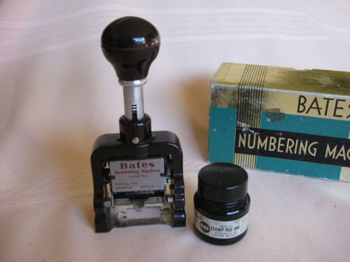 BATES NUMBERING MACHINE   Multiple –4 Movement