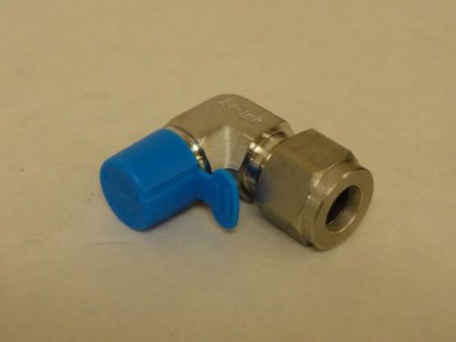 134160 New-No Box, Bi-Lok MDL-Unkn134160 Elbow Fitting, 3/8T x 1/4 MNPT