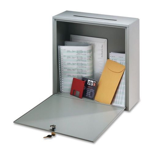 Inter Office Mailbox Steel Small Mail Collection Box Mounts to Wall Door Secured