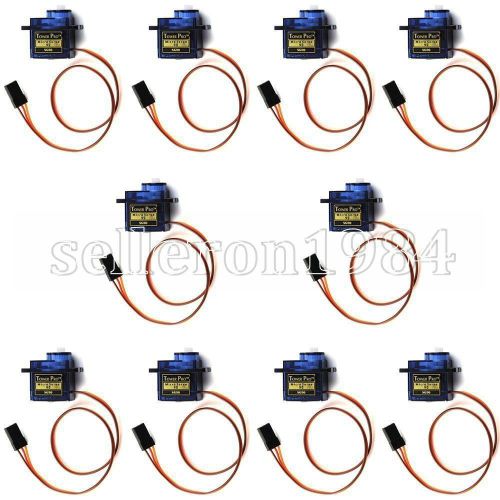 10pcs SG90 9G Micro TowerPro servo motor Robot Helicopter Airplane Controls NEW