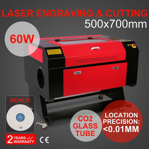 CO2 LASER ENGRAVING ENGRAVER MACHINE 60W CUTTING CE FDA GLASS TUBE ADVANCED TECH