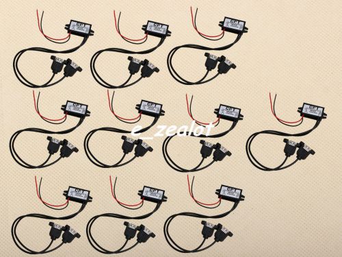 10pcs With Install Hole DC-DC Converter 12V-5V Step Down Power Module Dual-USB