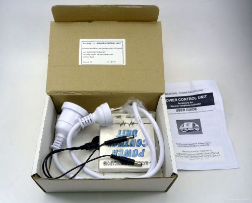 NATIONAL COMMUNICATIONS PCU POWER CONTROL UNIT