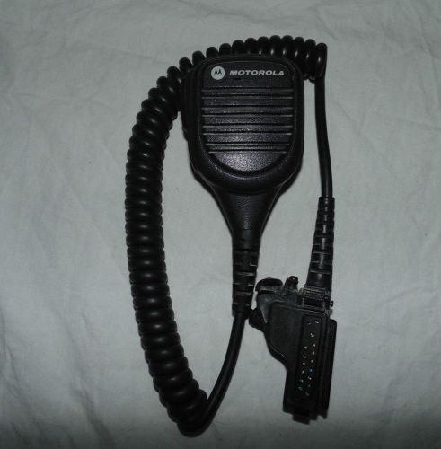 Motorola pmmn4051b lapel mic clip on speaker mic for xts mts ht mt radios for sale