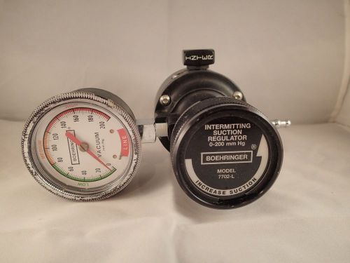 Lot of 11 Boehringer Model 7702-L Intermitting Suction Regulator 200 mm Hg