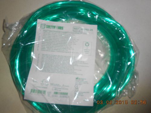 Salter Labs 25&#039; Green Oxygen Tubing With 2 Standard Connectors-6mm Ref# 2025G-25