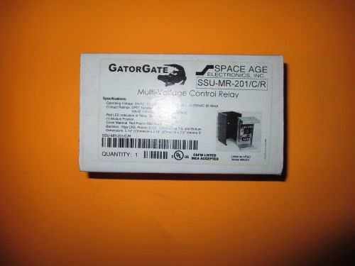 Space Age GatorGate SSU-MR-201CR MR201CR Multi Voltage Control Relay NIB