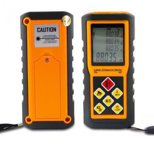 100M Digital Laser Distance Meter Range Finder Measure Diastimeter Lcd battery