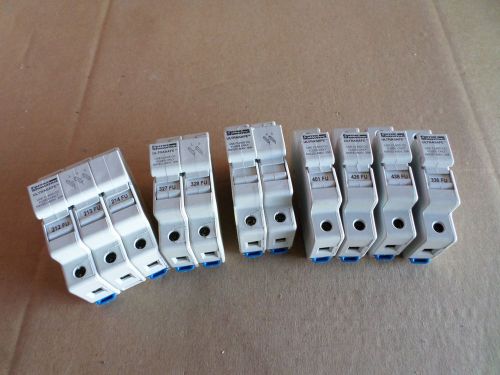 Lot of 7 Ferraz Shawmut USSC1I UltraSafe Fuse Blocks 600V / 30A