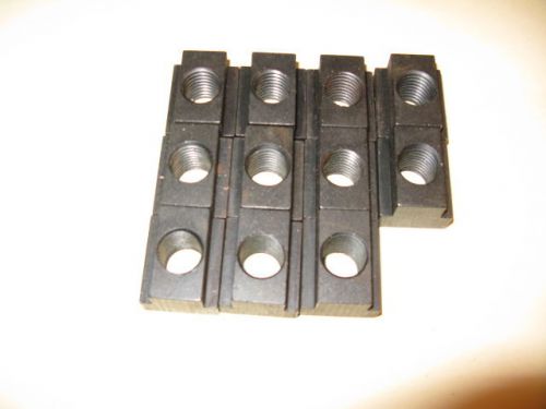 T-slot nut 3/4 inch nc milling machine, clamping new set of 11 for sale