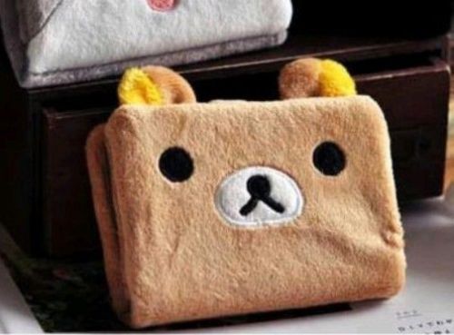 Rilakkuma Relax Bear Plush Photo ID Card Case Holder Bag Purse RR32