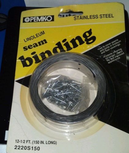 Stainless steel seam trim lot 5