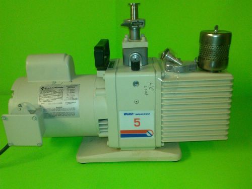 Welch 5 Vacuum Pump 8915 DirecTorr Direct Drive Rotary Vane  High Vacuum