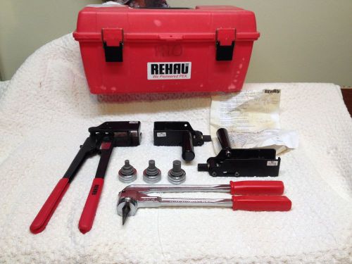 Rehau PEX 261256 Everloc Deluxe Tool Set --- Excellent Condition