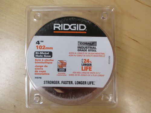 Ridgid 4&#034; Bi-Metal Hole Saw 7076