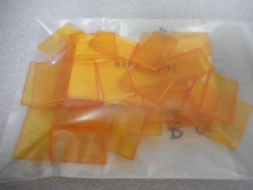 APEN COMPONENTS A0261C SCREEN,AMBER RECTANGULAR A02 SERIES (LOT OF 30)