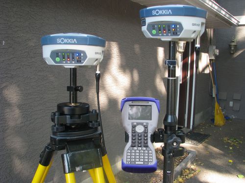 Used Sokkia GRX1 RTK GNSS (gps+glo) System not Trimble Topcon Leica Novatel