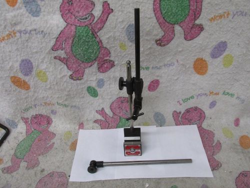 Starrett magnetic base no. 657 w/ adjustable post assembly for sale