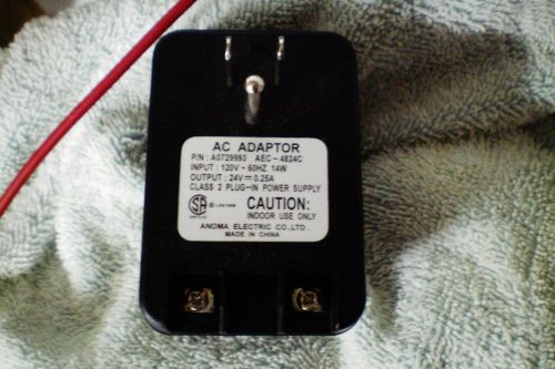 Nortel A0729993 120V 24VDC 0.25Amp transformer 14W plugin NOS security phone sys