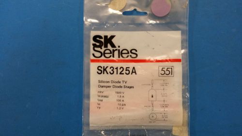 (2 PCS) SK3125A (NTE551) RECTIFIER SILICON PRV=1.5KV IF=1A METALCASE TRR=1US