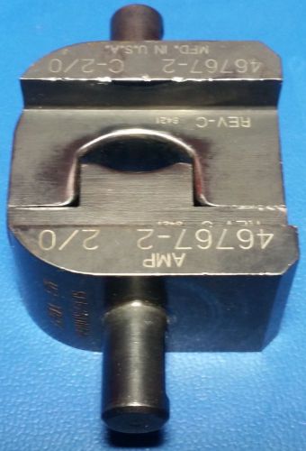 AMP 46767-2 Hydraulic Crimp Die C-2/0 for 69099 1752868-1 Crimper Tools