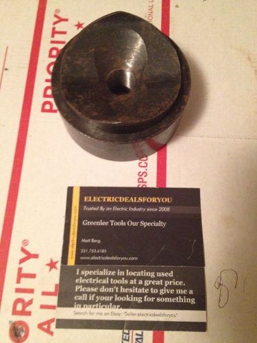 Nice Greenlee 2 1/2&#034; Conduit Knockout Punch Die KO Set Enerpac 2.5&#034;  #4144