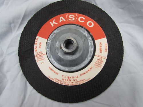 Kasco Grinding Wheel 7&#034; x 1/8&#034; x 5/8&#034; - 11 A24-UBF Lot of 10 in Box