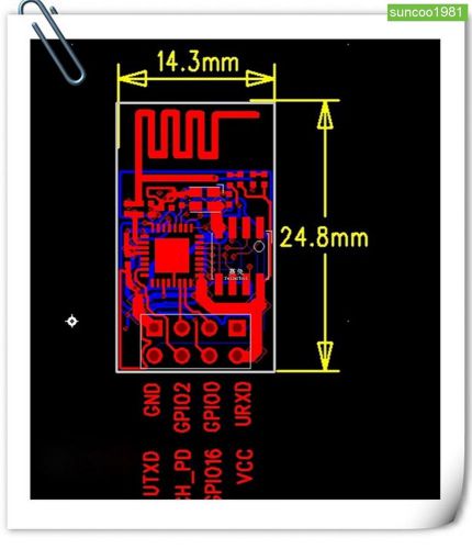 Serial WIFI Wireless TransceiveR Module Send Receive LWIP AP STA 0H4