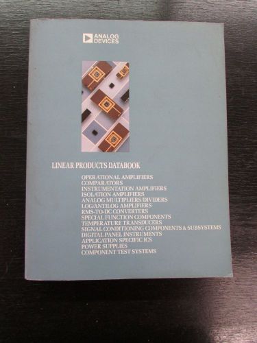 ANALOG DEVICES, LINEAR PRODUCTS DATABOOK, 1988, FREE SHIPPING…...