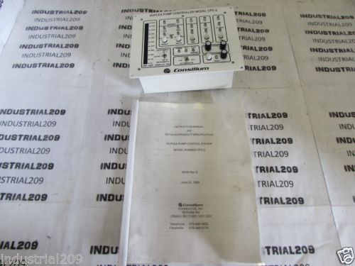 CONSILIUM DUPLEX PUMP CONTROLLER CPC-2 NEW