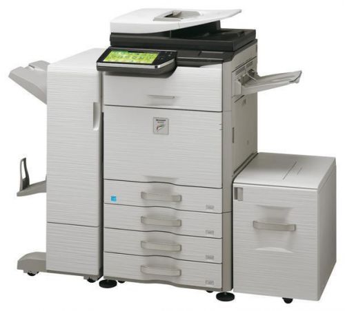 Sharp mx-3610n medium meter used medium capacity color copy/print/scan 35ppm for sale