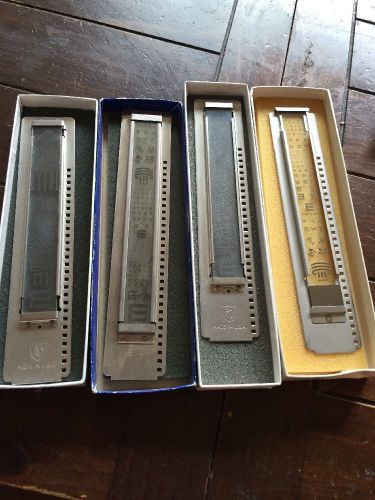 AMERICAN OPTICAL Others LOT OF 4 PROJECT-O-CHART SLIDES