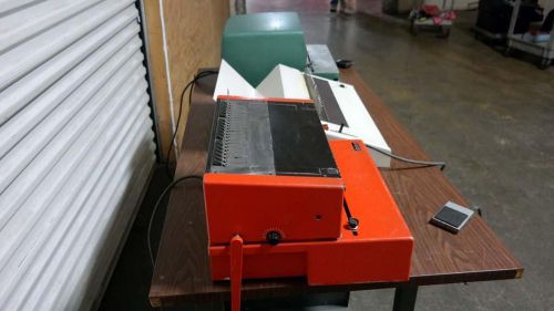 IBICO A4-EPK PUNCH &amp; BINDING MACHINE W/ FOOT SWITCH &#034;HEAVY DUTY&#034;