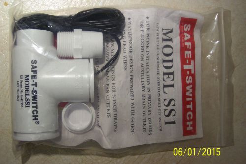 SAFETY SWITCH MODEL SS1 CONDENSATION OVERFLOW ALARM/ SHUTOFF SWITCH NEW! 3/4&#034;PVC