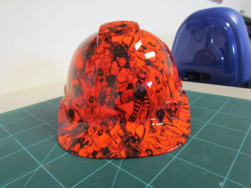 hard hat custom hydro dipped , OSHA approved , ROCKABILLY SUGAR SKULL