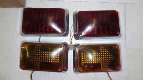 Whelen 600 LED Tail &amp; Turn Lights - Ambulance - Fire - RV - Trailer - No Reserve