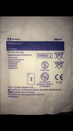 172 Covidien Dermacea  I.V. Sponges Sterile 2&#034;X 2&#034;